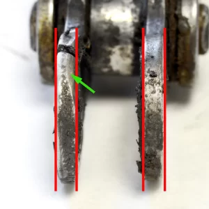 Heat Cracking Evidence